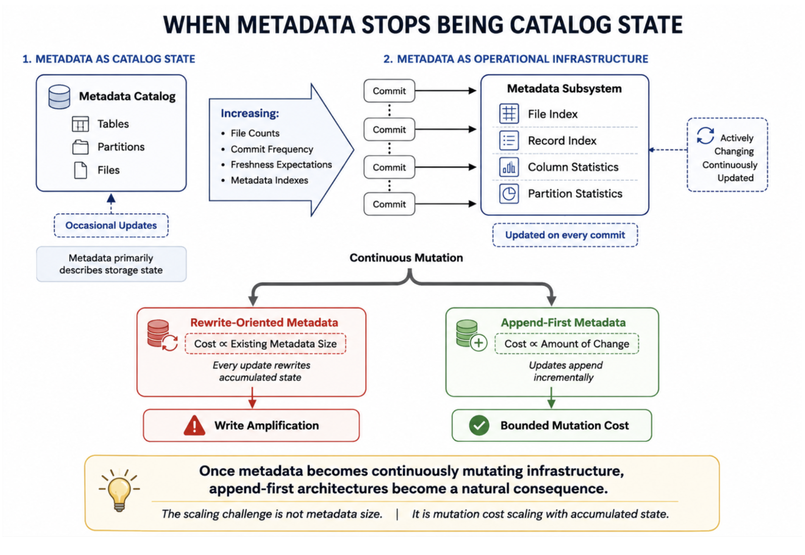 Metadata stops being just catalog state